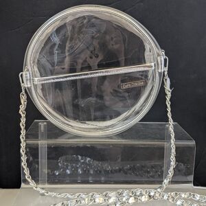 Clear Round Chain Bag